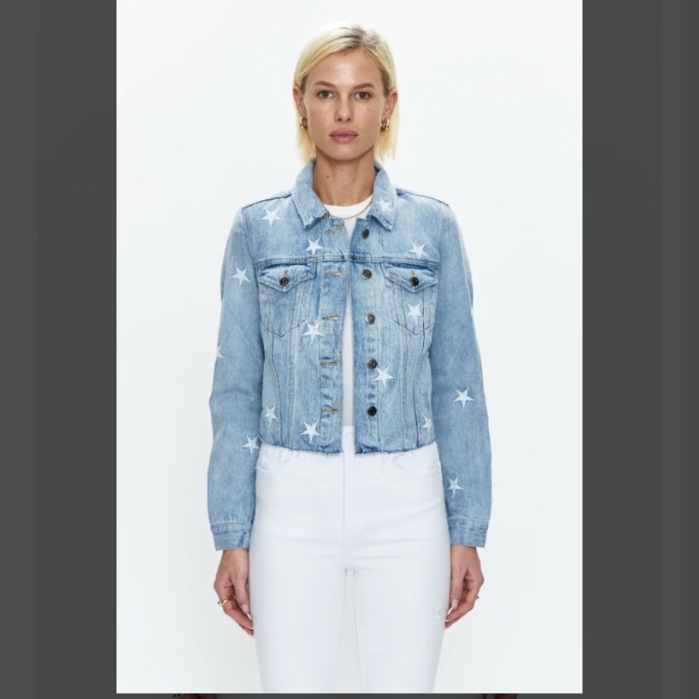 Pistola Brando Star Embroider denim jacket